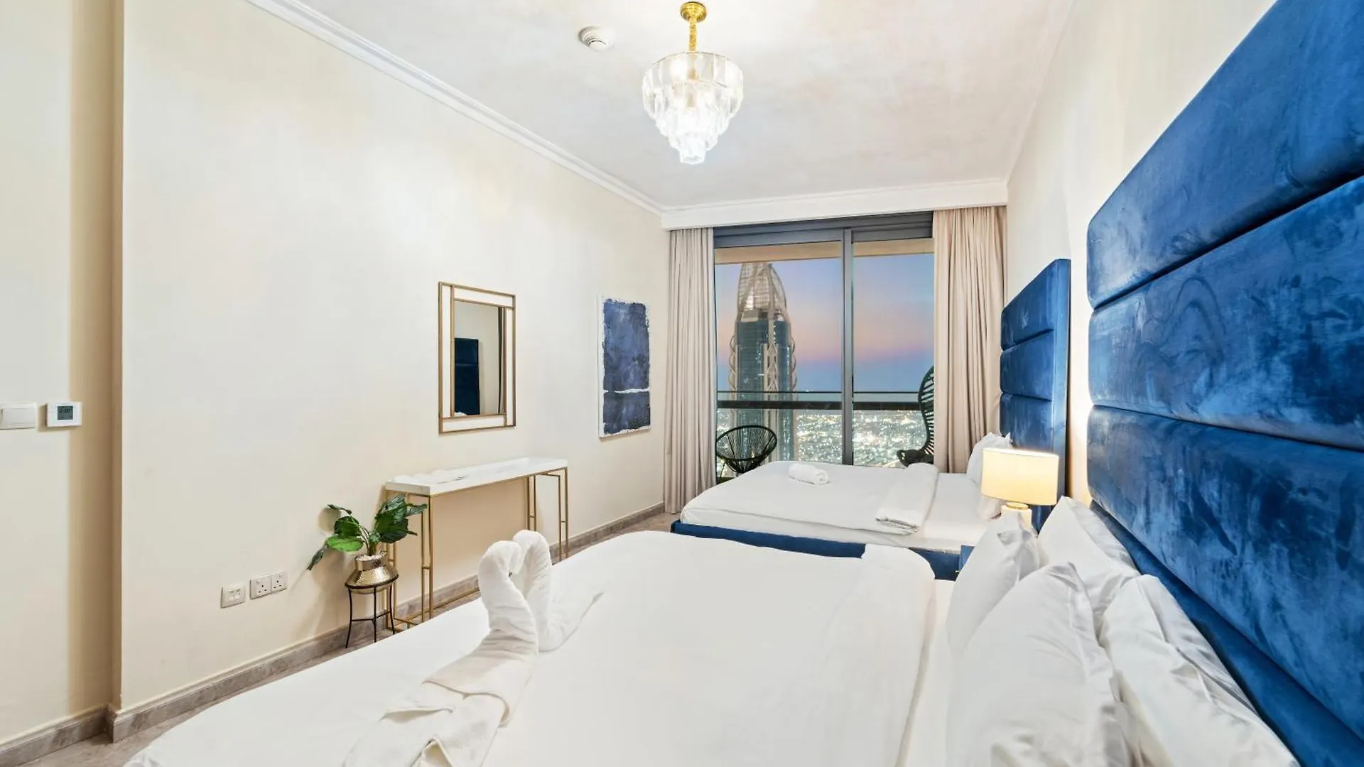 First Class 2Br With Full Dubai Skyline & Sea View 0*,  איחוד האמירויות הערביות