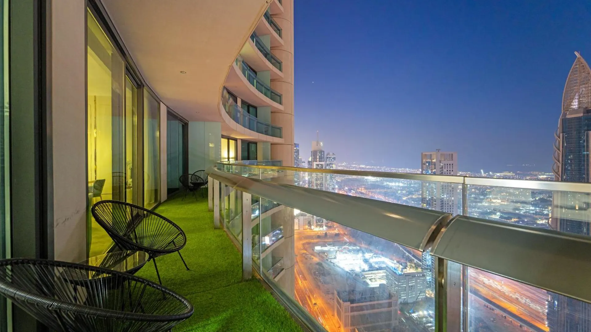 דירה First Class 2Br With Full Dubai Skyline & Sea View איחוד האמירויות הערביות