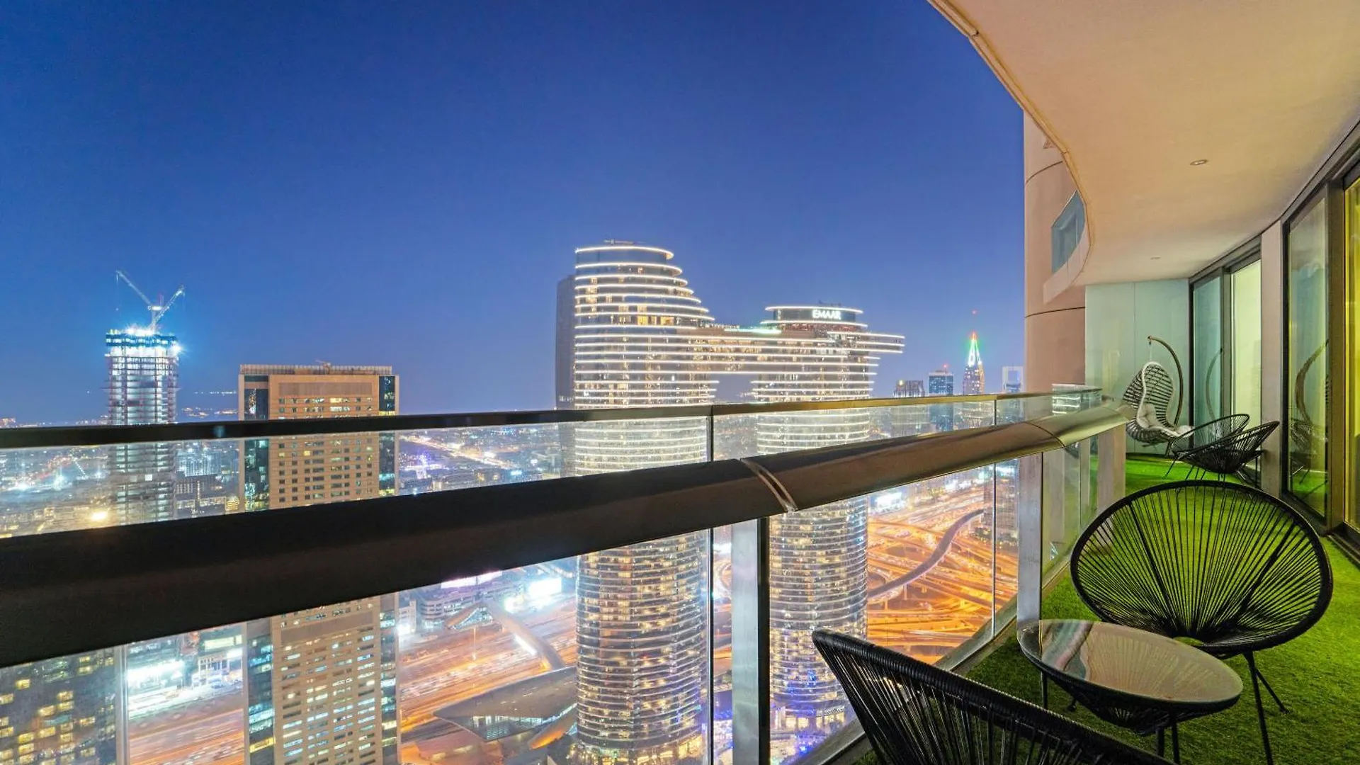 דירה First Class 2Br With Full Dubai Skyline & Sea View